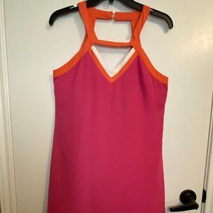 Like New Skies Are Blue Pink and Orange Dress Size Small